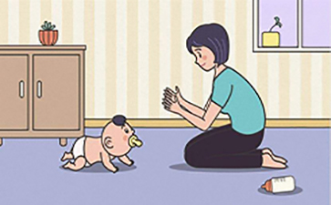 孩子会爬